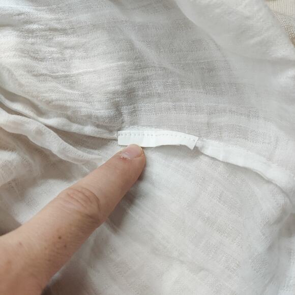 Club Monaco Blush Pink Lightweight Twofer Layered Cotton Crewneck Sweater XS - Picture 10 of 10